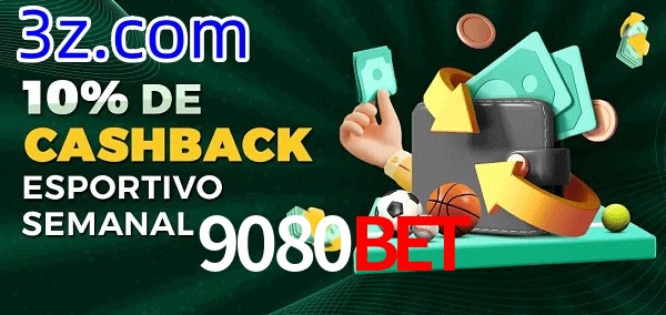 10% de bônus de cashback na 9080Bet