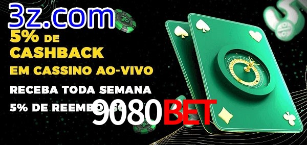 Promoções do cassino ao Vivo 9080Bet